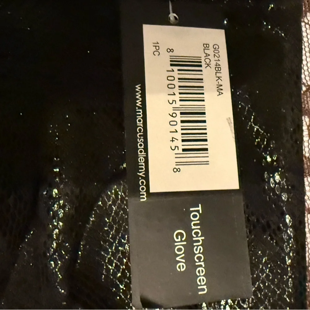Marcus Adler Women's Faux Suede Reptile Touchscreen Gloves